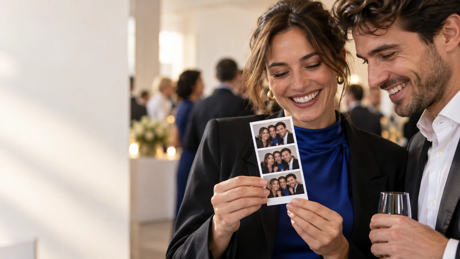 Un tirage photo partagé entre invités