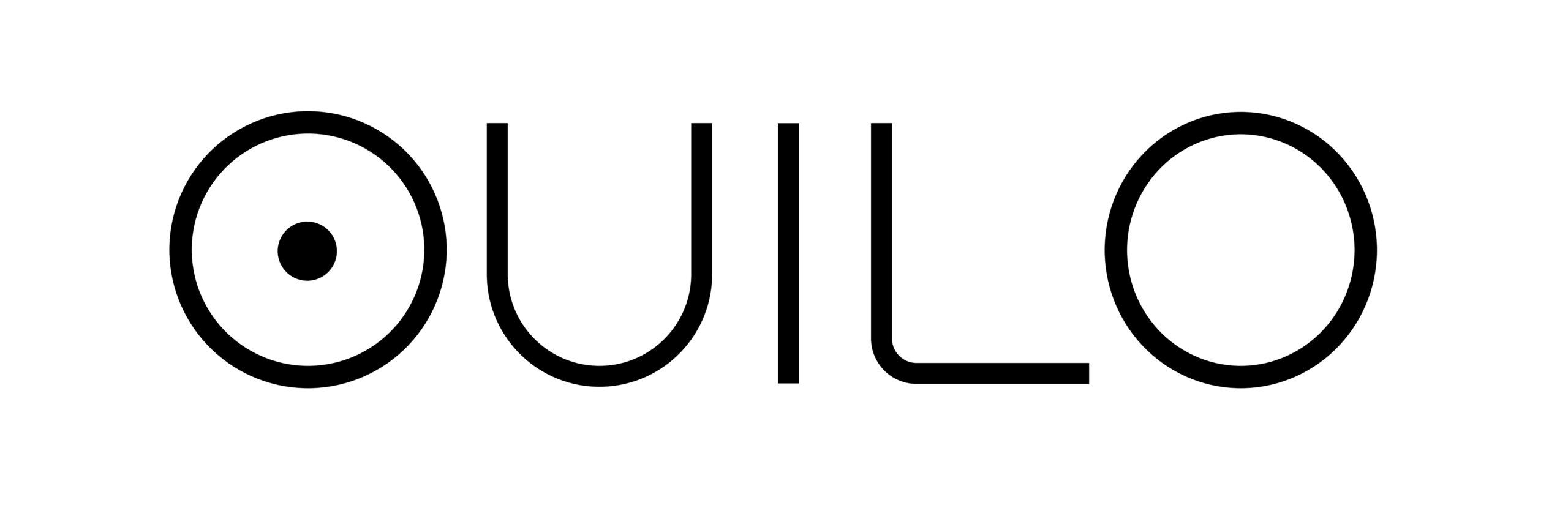 Logo noir de OUILO